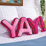 CROCHET PATTERN DOWNLOAD - Free Red Heart Crochet YAY! Pillow Pattern