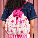 CROCHET PATTERN DOWNLOAD - Free Red Heart Crochet Flower Power Backpack Pattern