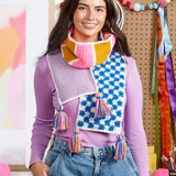 CROCHET PATTERN DOWNLOAD - Free Red Heart Crochet Color Crazy Scarf Pattern