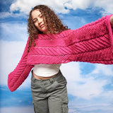 KNITTING PATTERN DOWNLOAD - FREE RED HEART SUNRAY PANELS KNIT SHRUG PATTERN, S