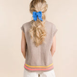 KNITTING PATTERN DOWNLOAD - FREE RED HEART SUPER SAVER HEARTY KNIT VEST PATTERN, XS/S