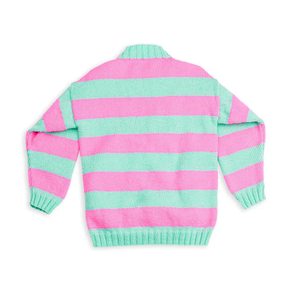 KNITTING PATTERN DOWNLOAD - Free Red Heart Knit Visual Cable Front Pullover Pattern, XS/S