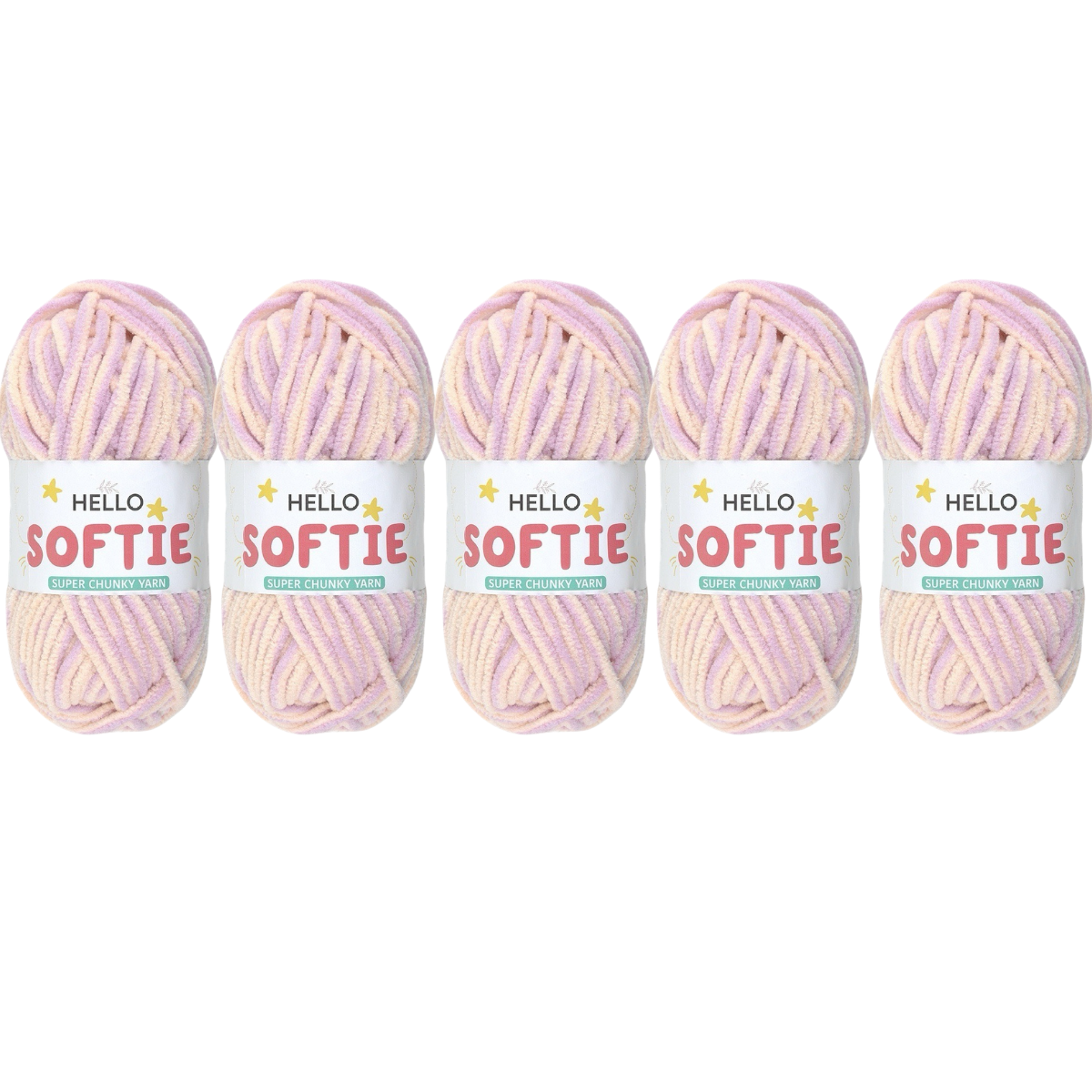 Hello Softie Ombre Super Chunky Yarn 5 x 100g
