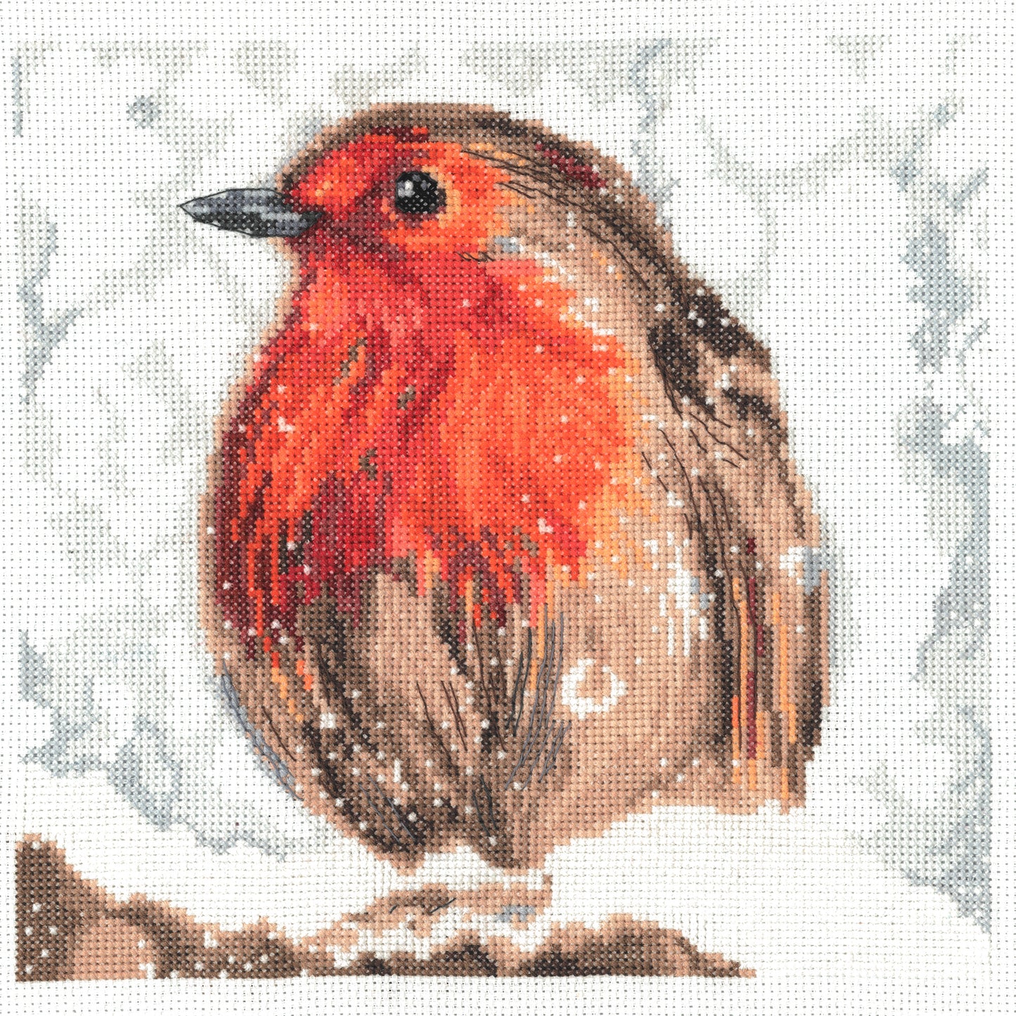 Martha Bowyer Counted Cross Stitch Kit - Robin
