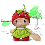 Knitty Critters - Bambinos - Amigurumi Crochet Kit - Sally Strawberry