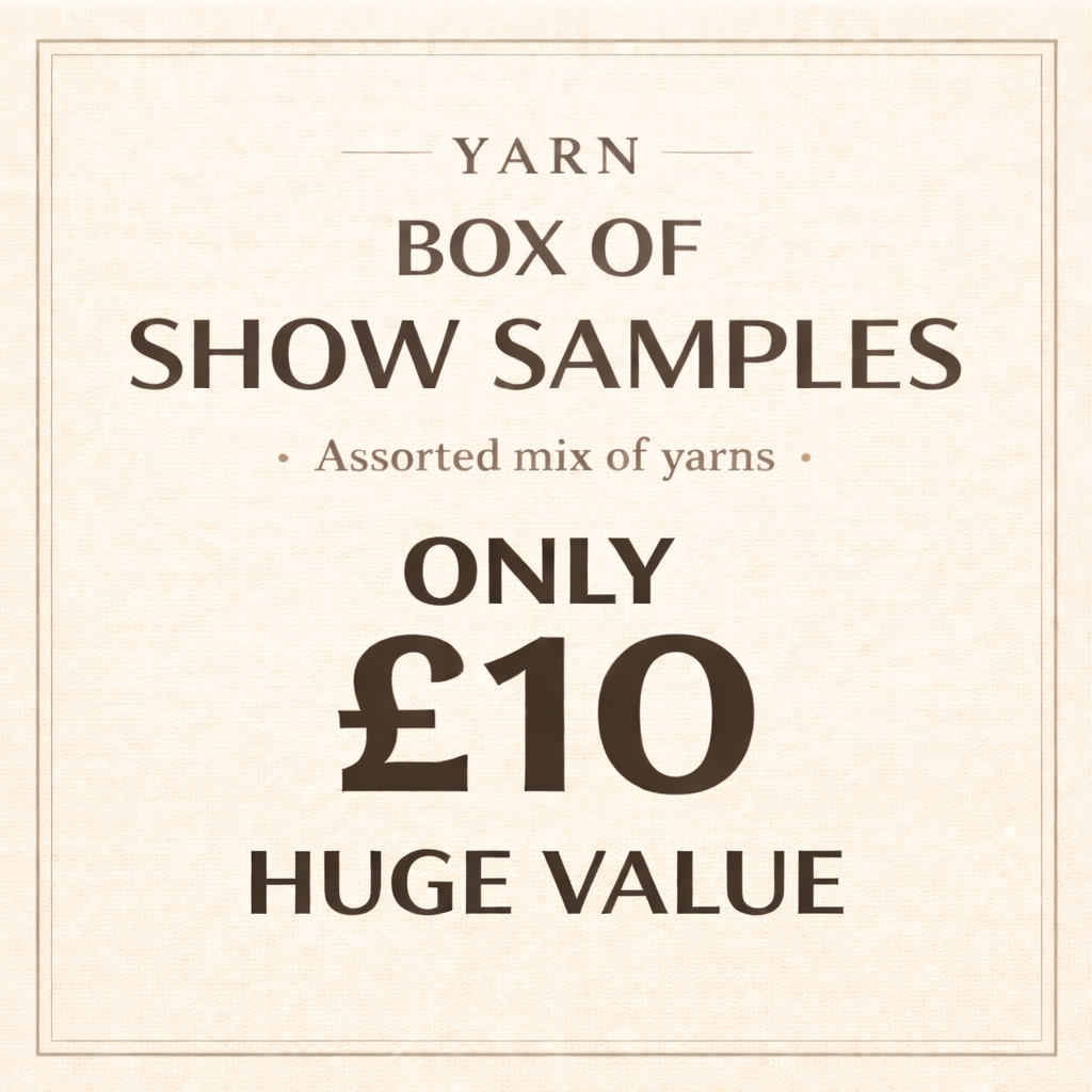 Box of Assorted Show Sample Yarn - HUGE VALUE - ONLY £10!!!!