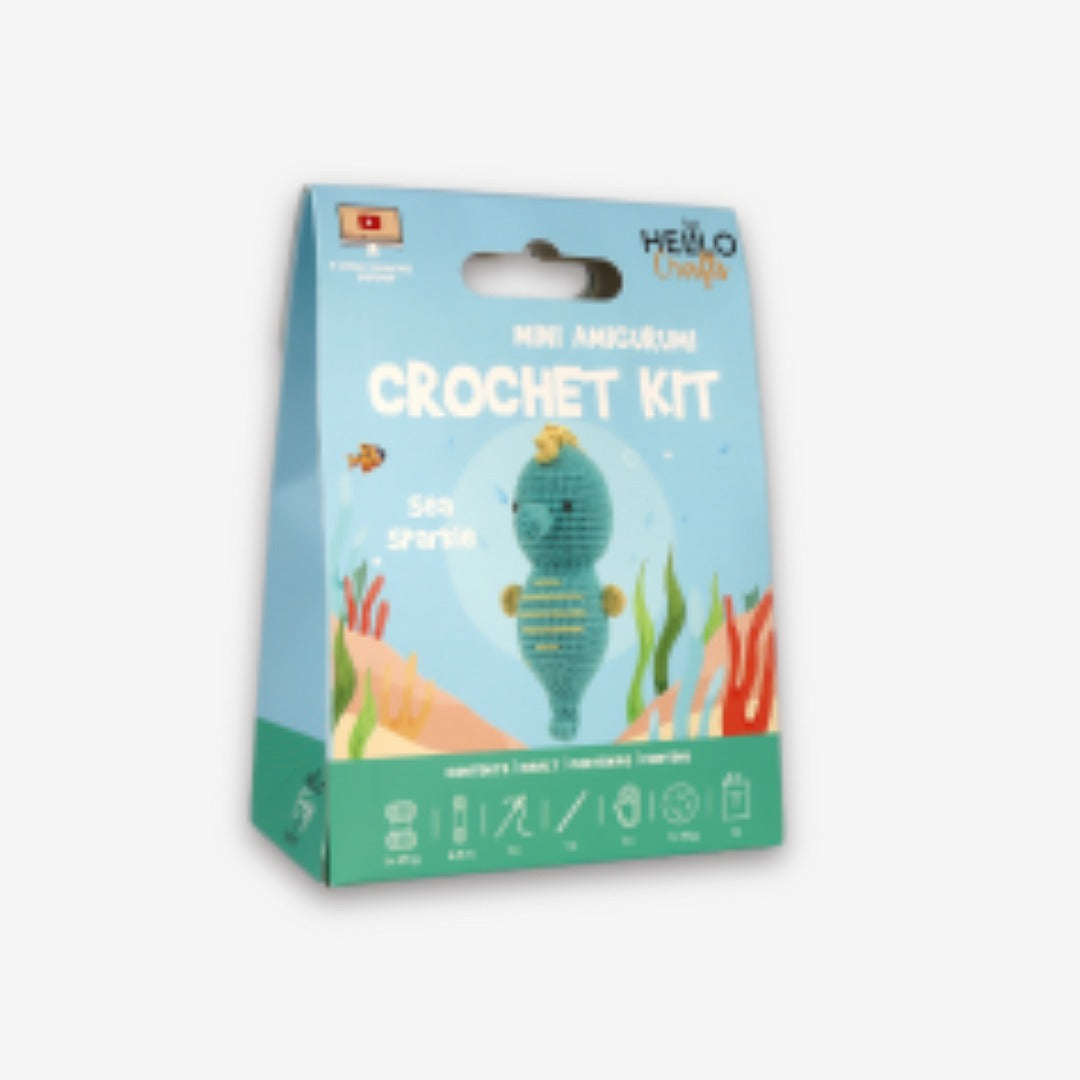 Mini Amigurumi Crochet Kit - Sea Sparkle