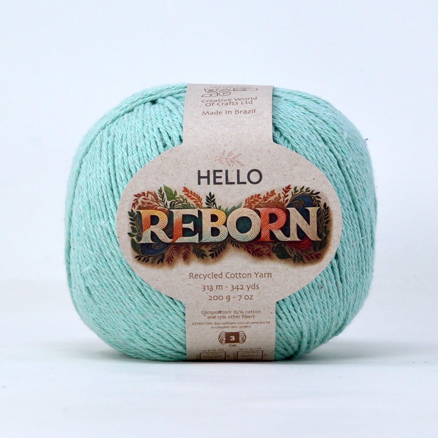 Hello Reborn 85% Recycled DK Cotton Yarn 200g