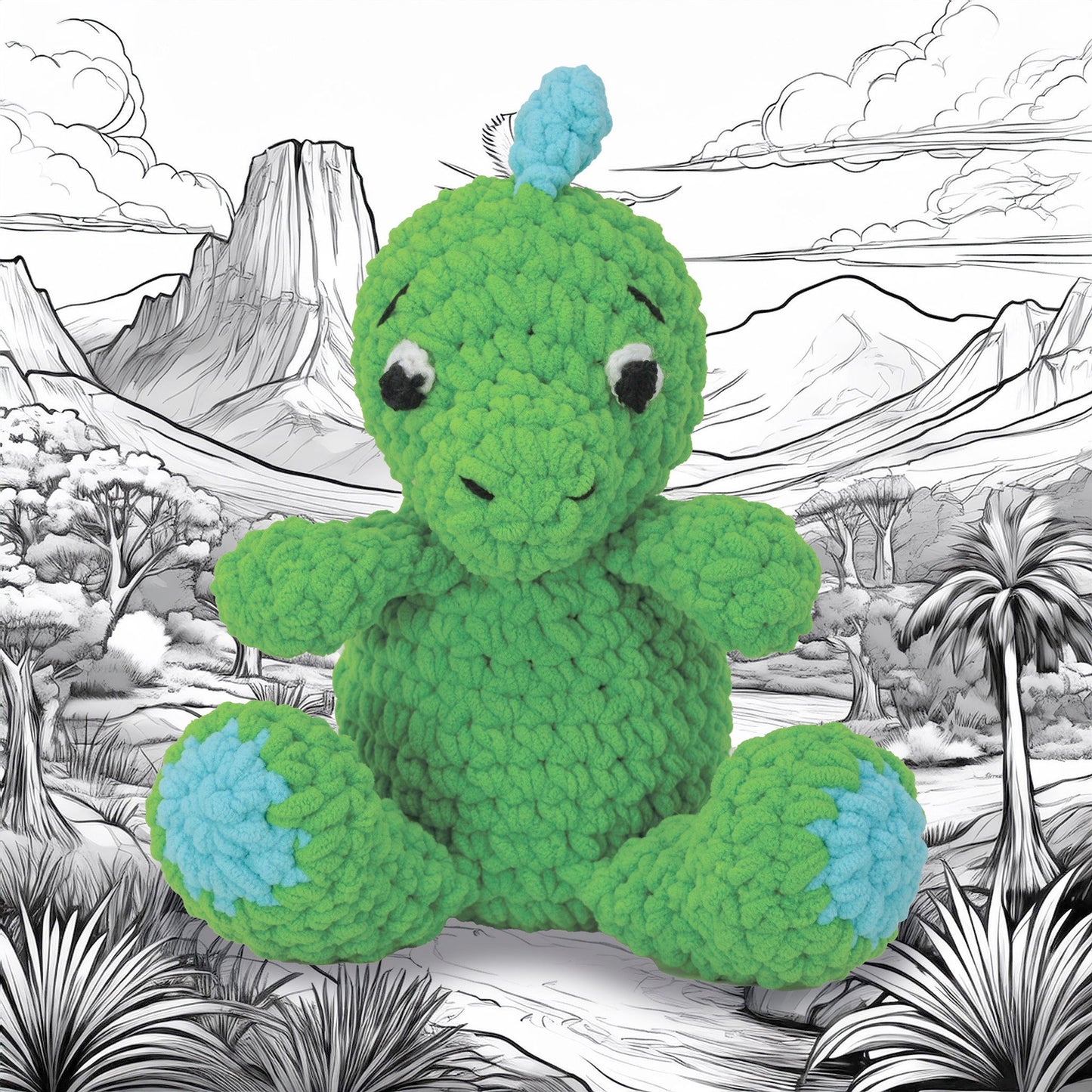 Stan Can - Dinosaur - Shaun T-Rex | Amigurumi Crochet Kit