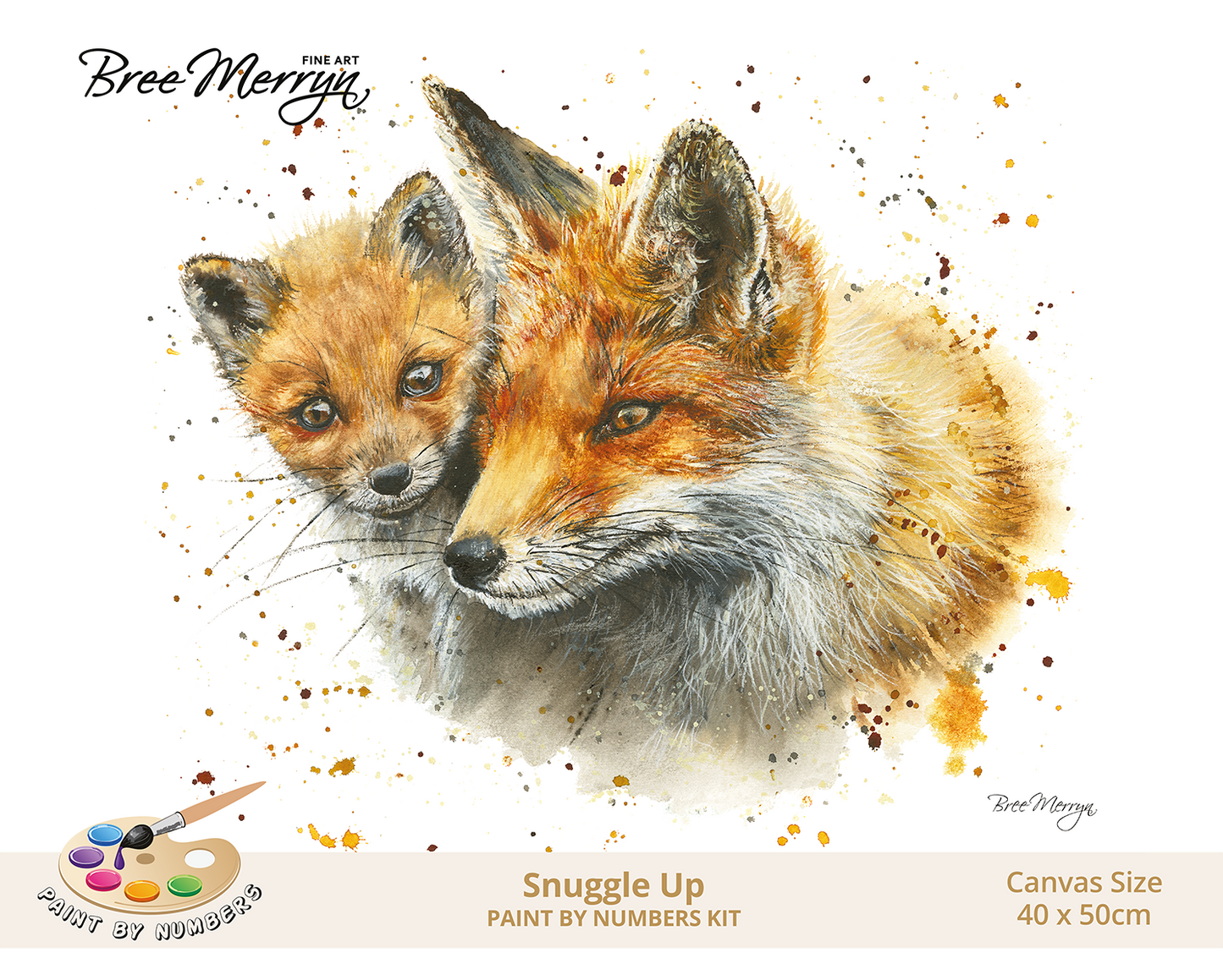 Bree Merryn Paint By Numbers 40cm x 50cm - Snuggle Up