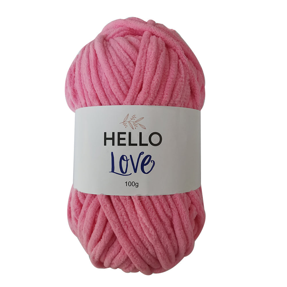 Hello Love Super Chunky Yarn - Soft Pink