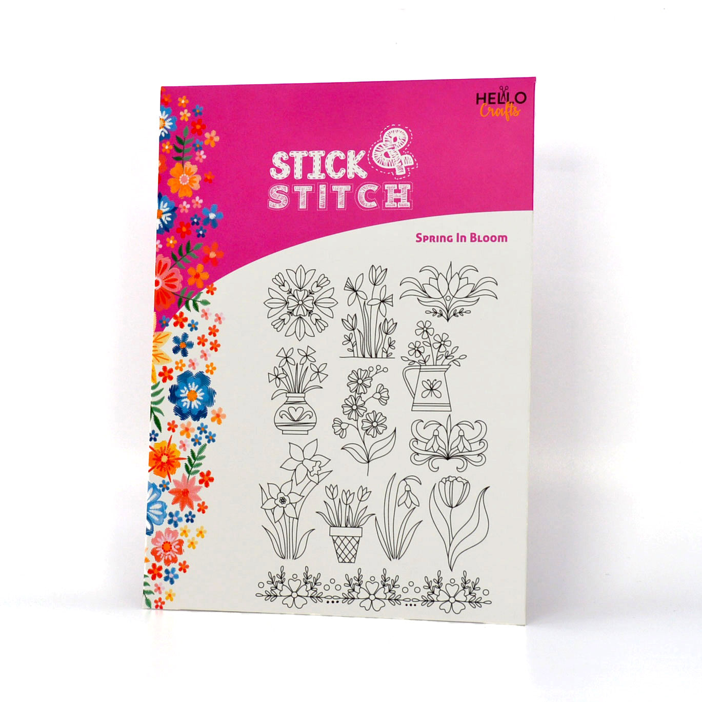 Stick & Stitch - Self Adhesive, Water Soluble Embroidery Templates - Spring In Bloom