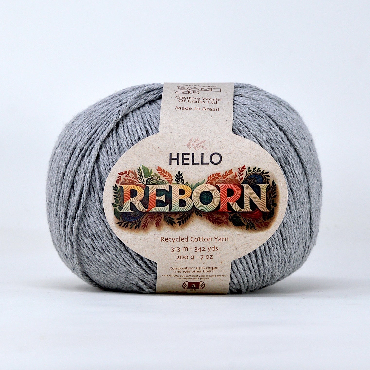 Hello Reborn 85% Recycled DK Cotton Yarn 200g