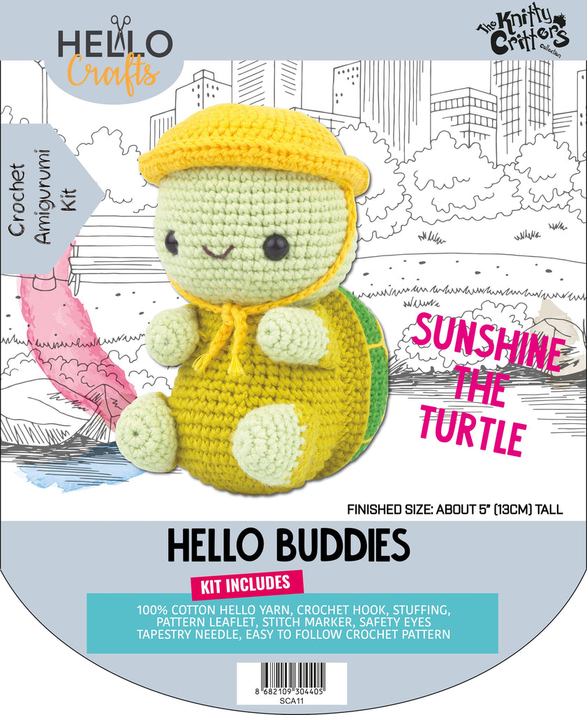 Knitty Critters - Hello Buddies  - Sunshine The Turtle