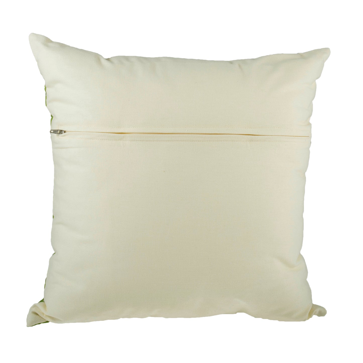 Cushion Back with Zipper: 45 x 45cm (18 x 18in): Cream
