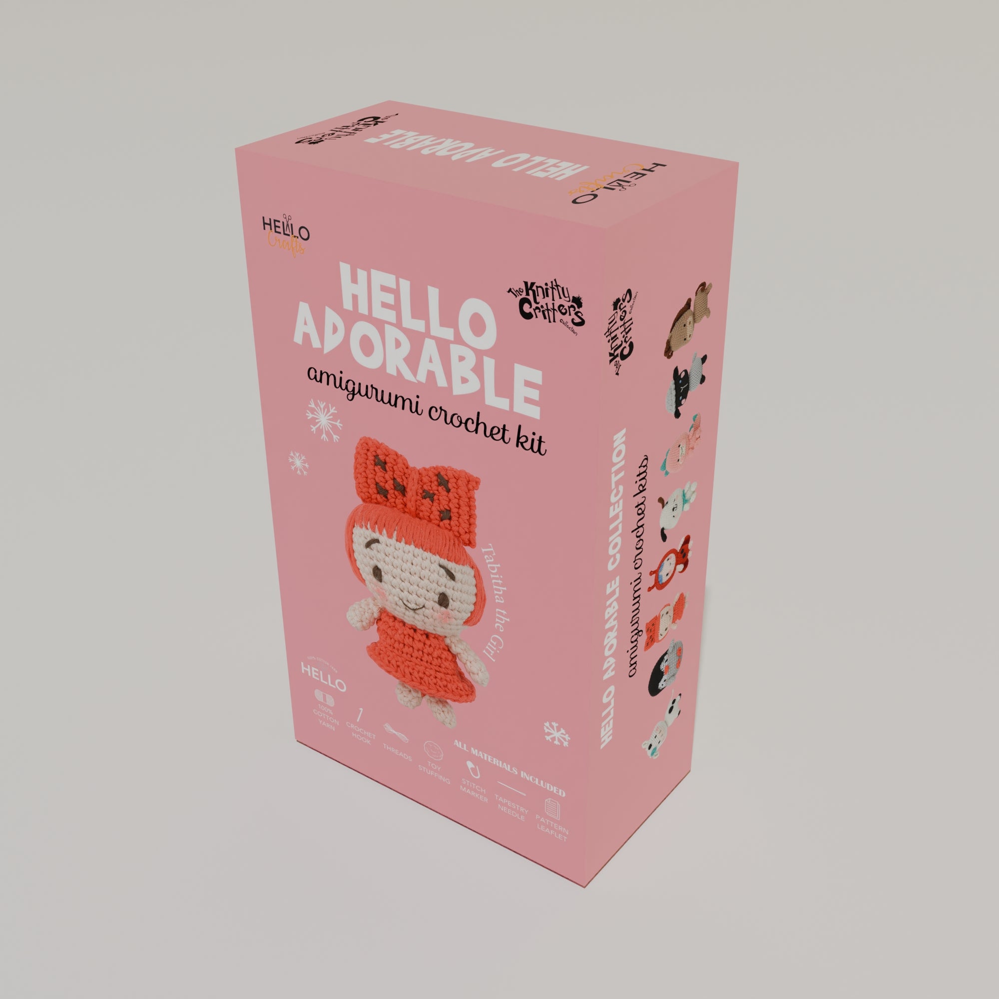 Knitty Critters - Adorables - Tabitha The Girl