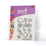 Stick & Stitch - Self Adhesive, Water Soluble Embroidery Templates - Tropical Blooms
