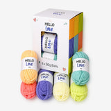 Multibuy Bundle Offer – Hello Love Assorted Yarn Box – 6 x 50g Pastel