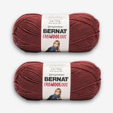 2 Ball Pack Bernat Fabwoolous Aran Yarn 160g