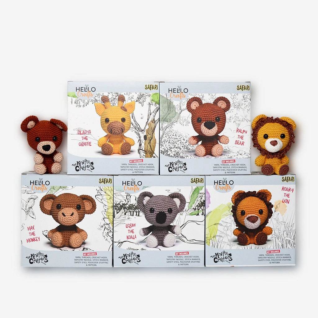 COMPLETE COLLECTION- Safari Crochet Kits
