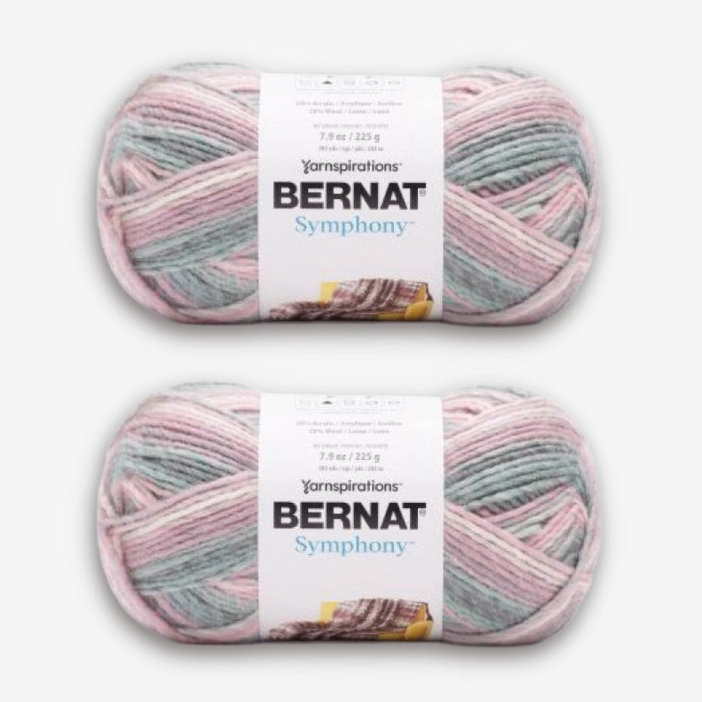 2 Ball Pack Bernat Symphony Chunky Yarn 225g