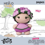 Knitty Critters - Bambinos - Amigurumi Crochet Kit - Violet
