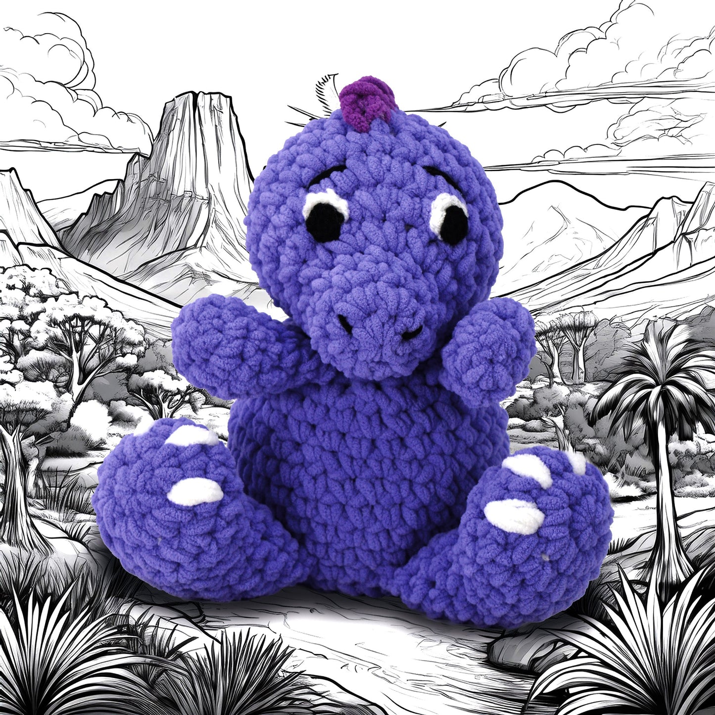 Stan Can - Dinosaur - Wendy Apatosaurus | Amigurumi Crochet Kit