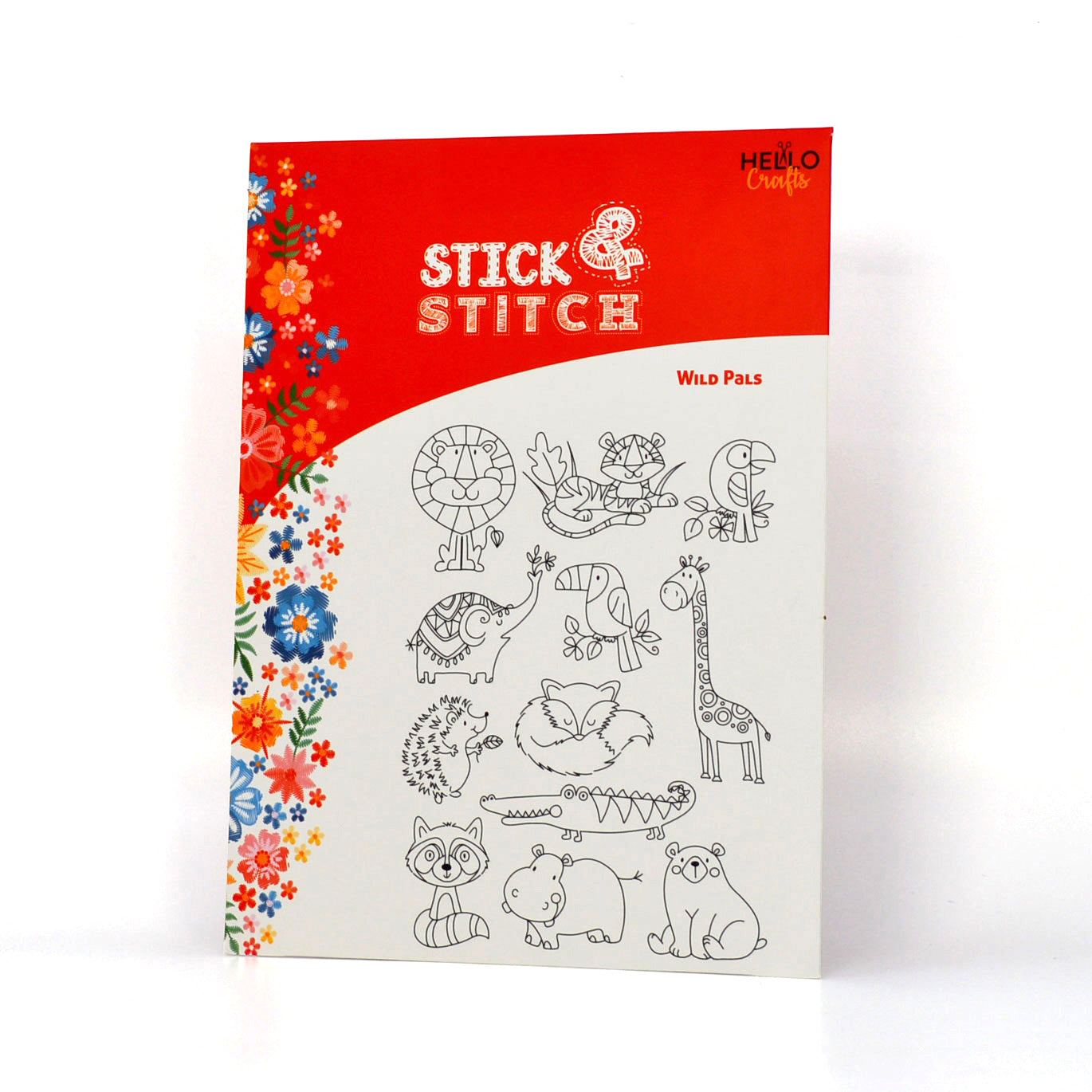 Stick & Stitch - Self Adhesive, Water Soluble Embroidery Templates - Wild Pals