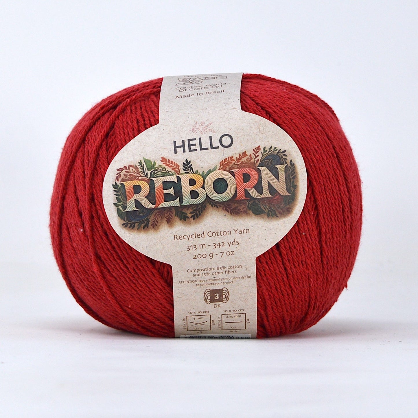 Hello Reborn 85% Recycled DK Cotton Yarn 200g
