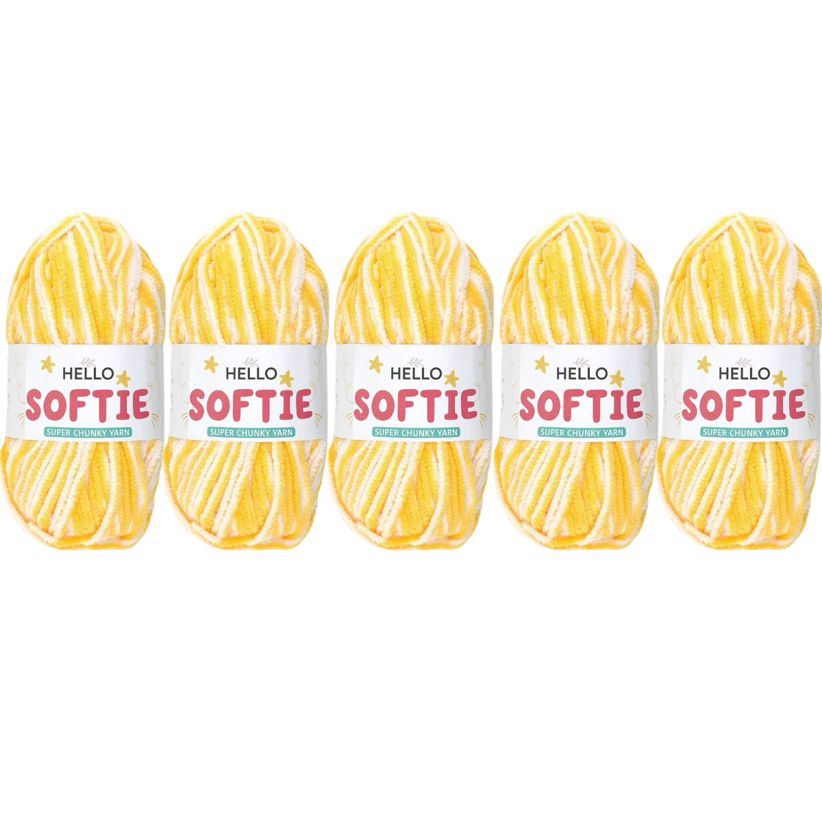 Hello Softie Ombre Super Chunky Yarn 5 x 100g