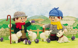 KNITTING BOOK - Jean Greenhowe's Little Dumpling Dolls - The Village Men