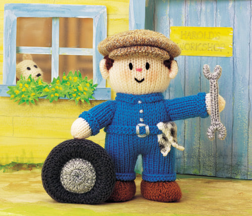 KNITTING BOOK - Jean Greenhowe's Little Dumpling Dolls - The Village Men