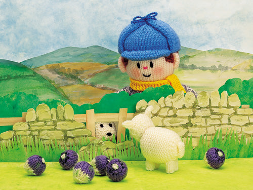 KNITTING BOOK - Jean Greenhowe's Little Dumpling Dolls - The Village Men