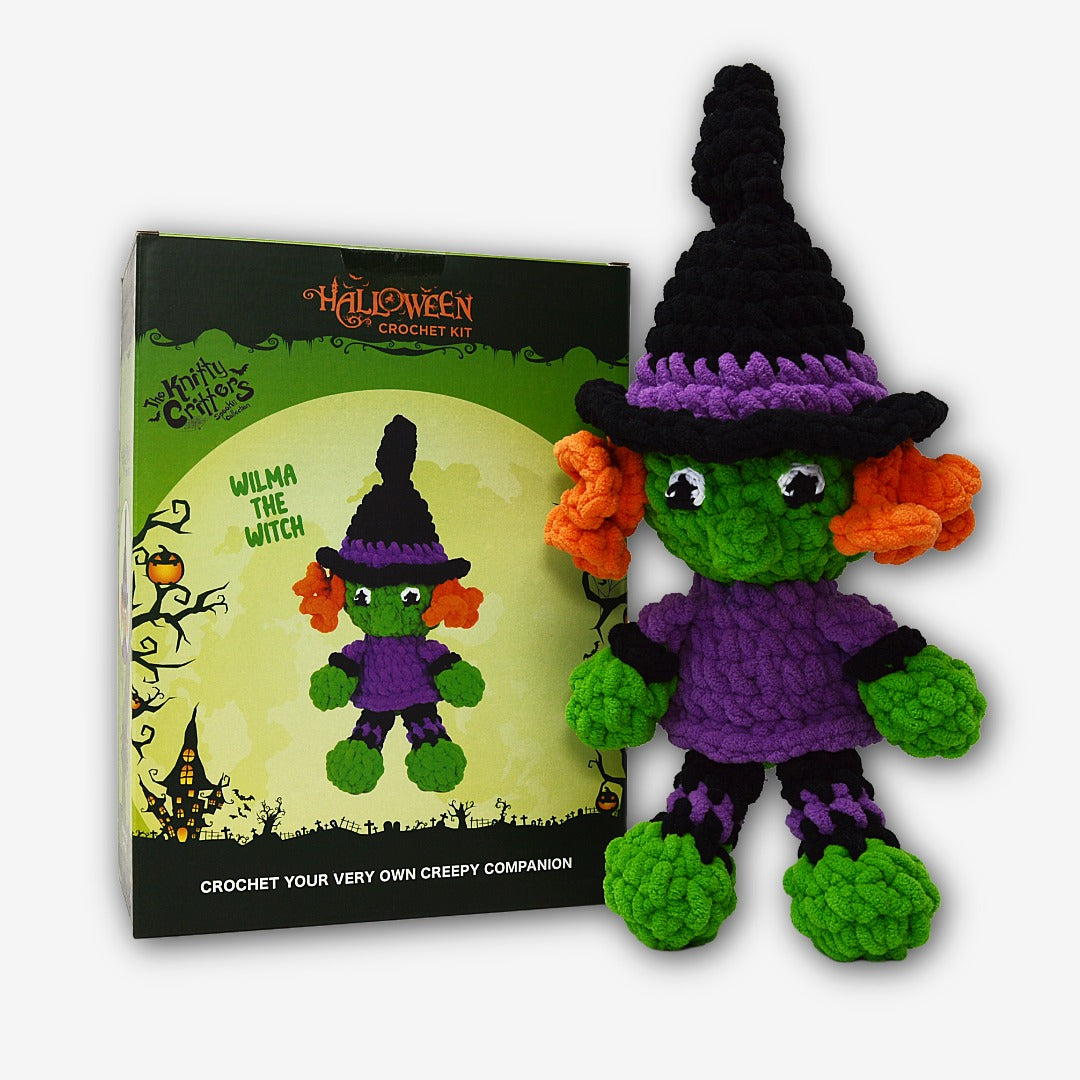 Knitty Critters - Halloween Amigurumi Crochet Kit - Witch