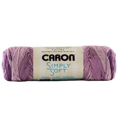 Caron Simply Soft Aran Yarn 141g - Ombres