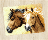 Vervaco Latch Hook Rug Kit Horses PN-0144834