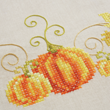 Vervaco Embroidery Tablecloth: Pumpkins PN-0147423