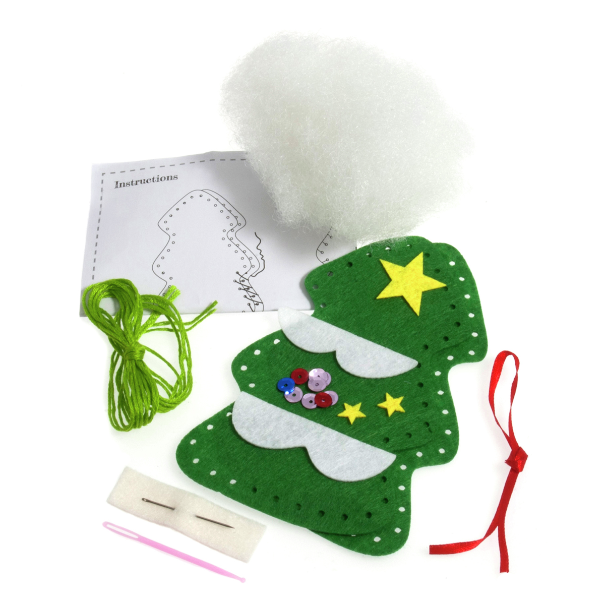 Felt Christmas Decoration Kit: Tree