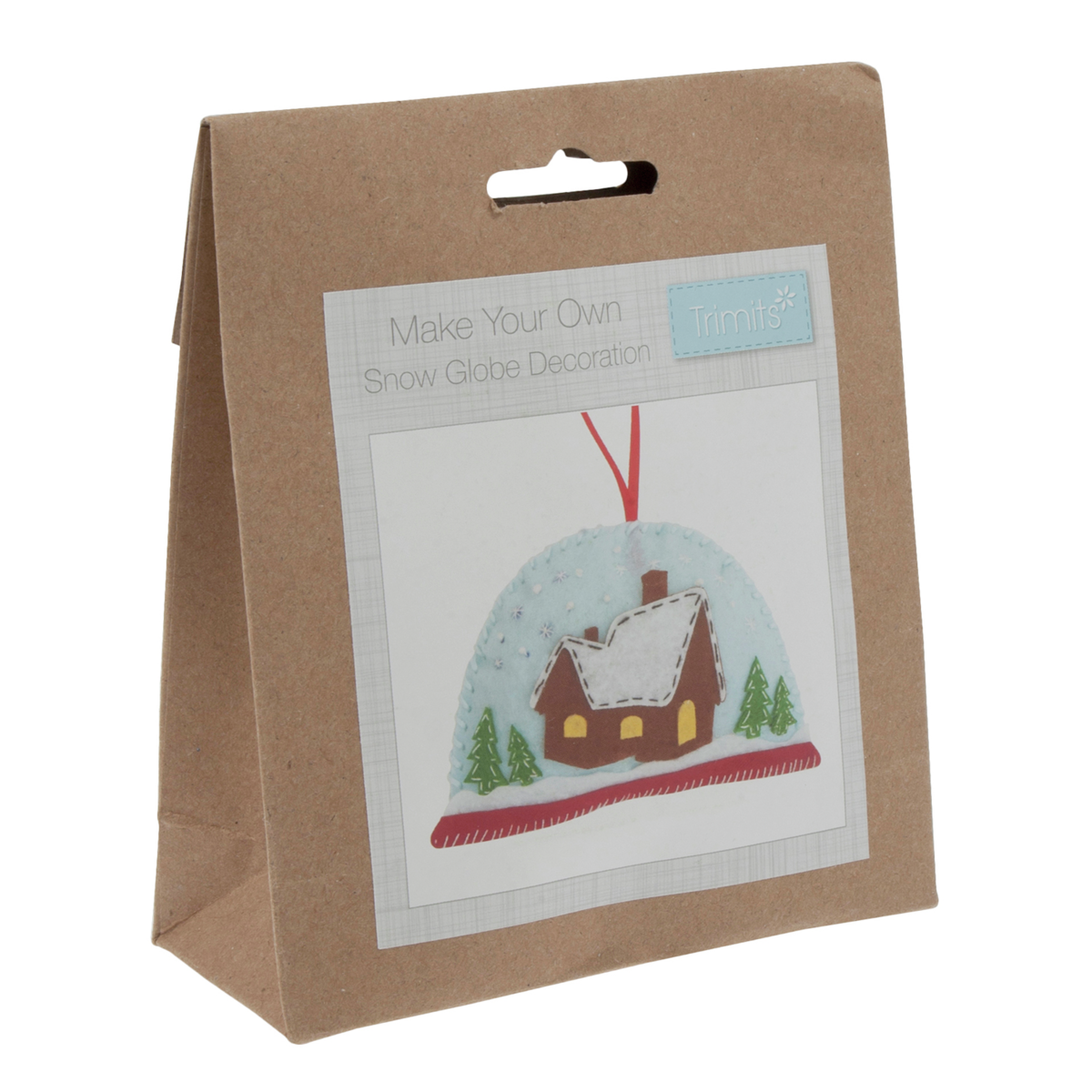 Felt Christmas Decoration Kit: Snow Globe