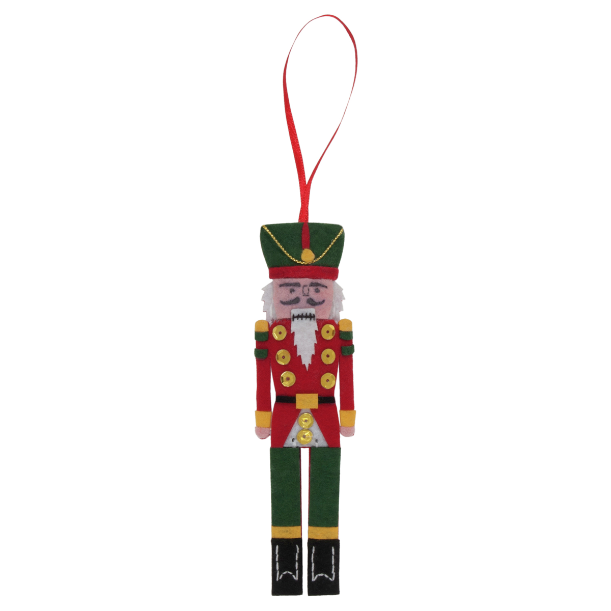 Felt Christmas Decoration Kit: Nutcracker