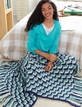 KNITTING PATTERN - Softee Chunky - Colour Lovers Afghan