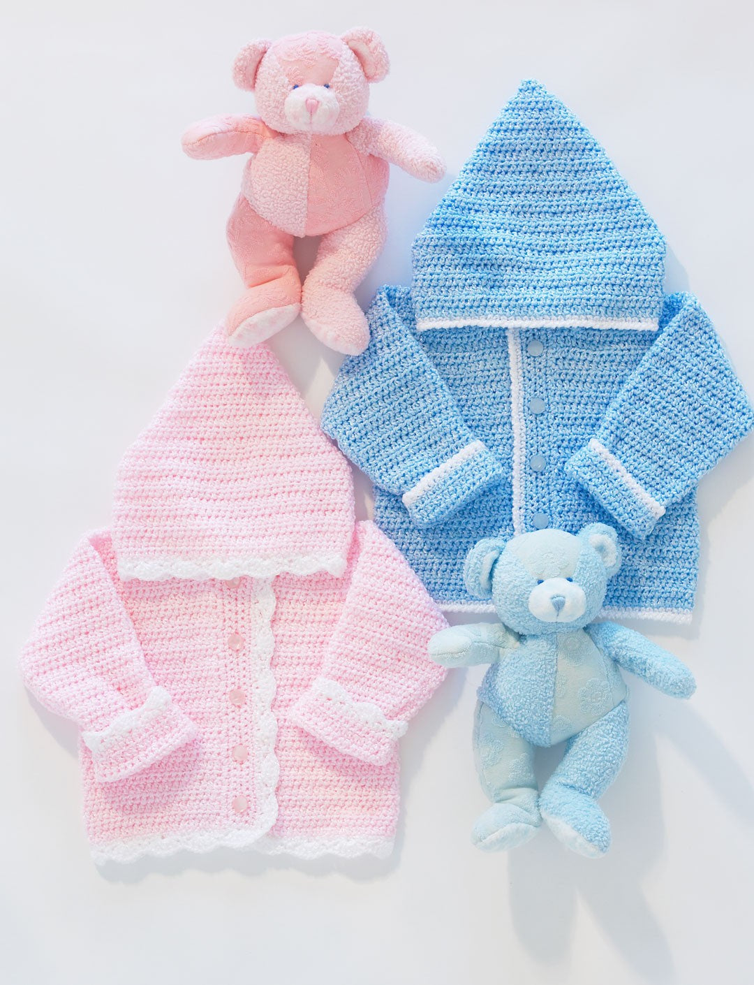 CROCHET PATTERN - Bernat Baby Co-Ordinates Hoodie