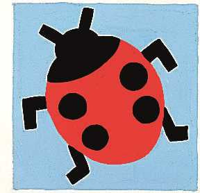 Printed Children's Canvas Tapestry Kit - Ladybird