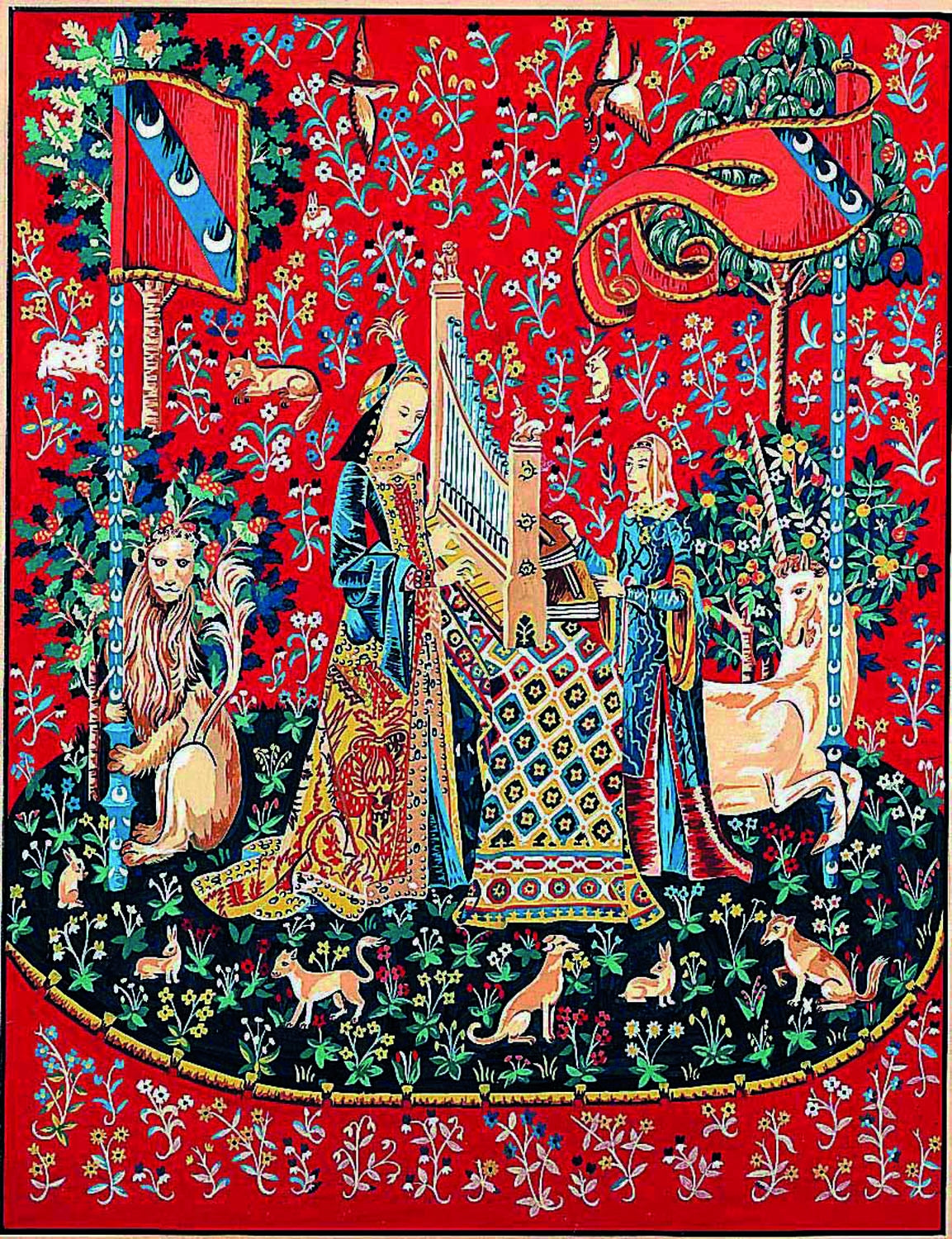 Margot Printed Tapestry Canvas - 65 x 80cm - L'Ouie