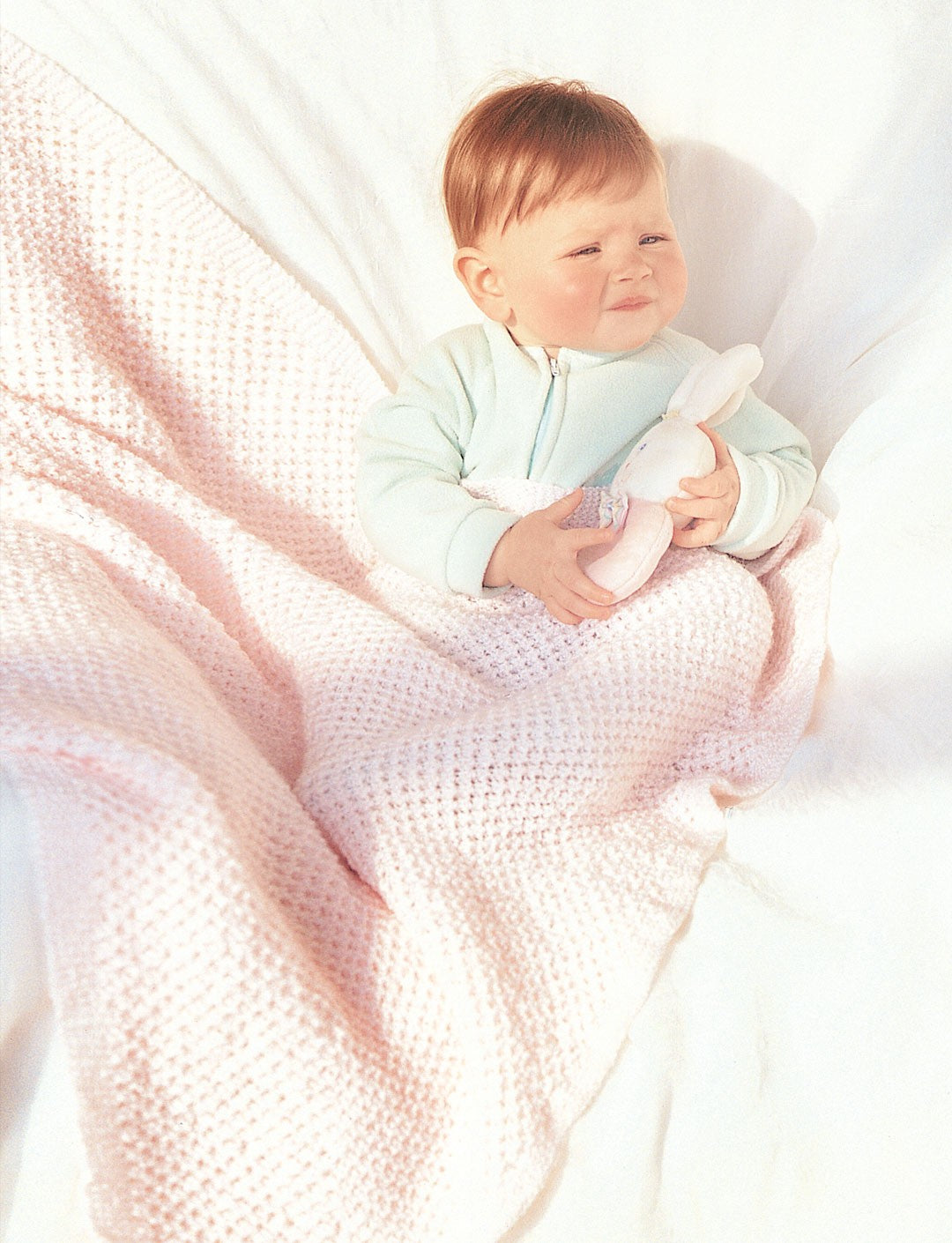 KNITTING PATTERN - Bernat Baby - Baby Afghan