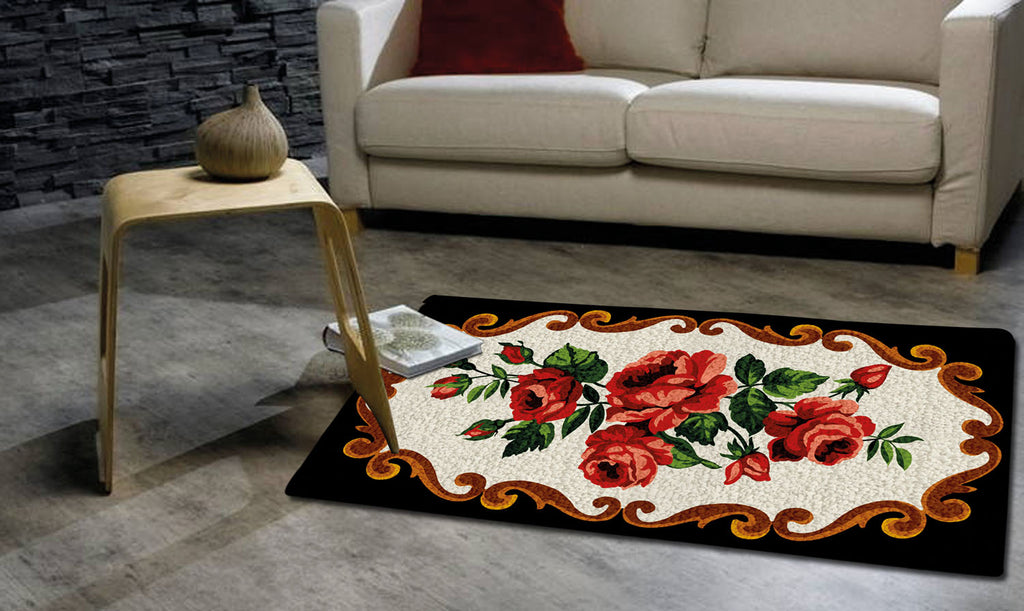 Printed Canvas Latch Hook Rug Kit - Excellence 50cm x 100cm