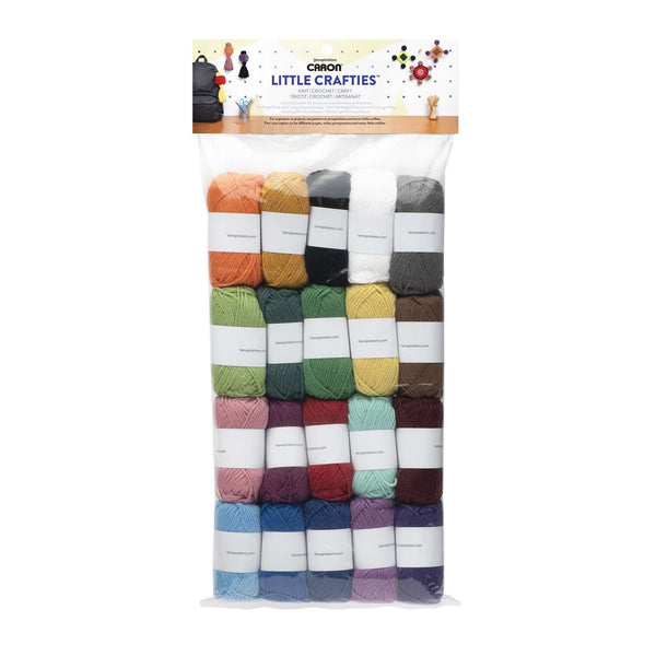 Caron® Little Crafties™ Assorted 20 Pack + 11 FREE PATTERN DOWNLOADS