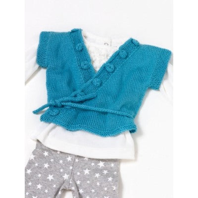 CROCHET PATTERN - Caron Lights - Yooji Kimono Vest