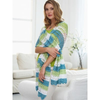 CROCHET PATTERN - Caron - Triad Shawl Crochet Pattern