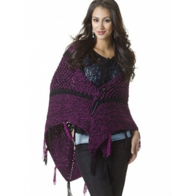 KNITTING PATTERN - Caron - Subtle Sparkle Shawl
